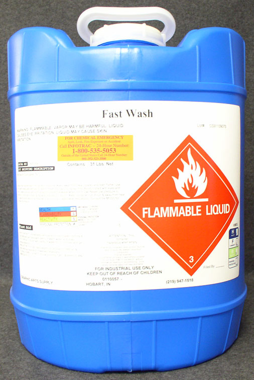 (image for) FAS5 Fast Wash Fast Dry Press Wash 5 Gallon- HAZMAT SHIPPING